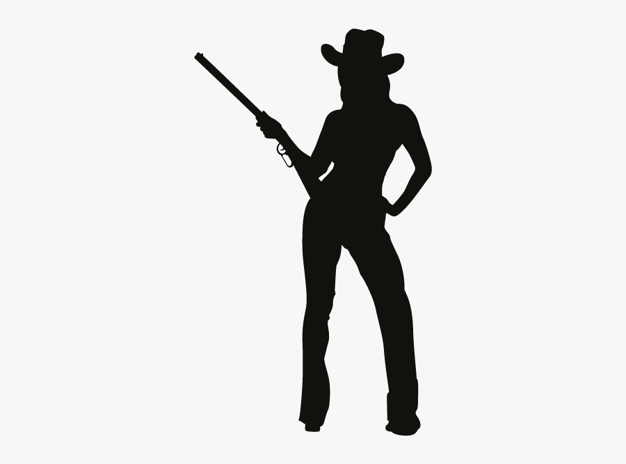 Cowboy Decal Silhouette Clip Art - Sexy Cowgirl Silhouette Gif , Free Trans...