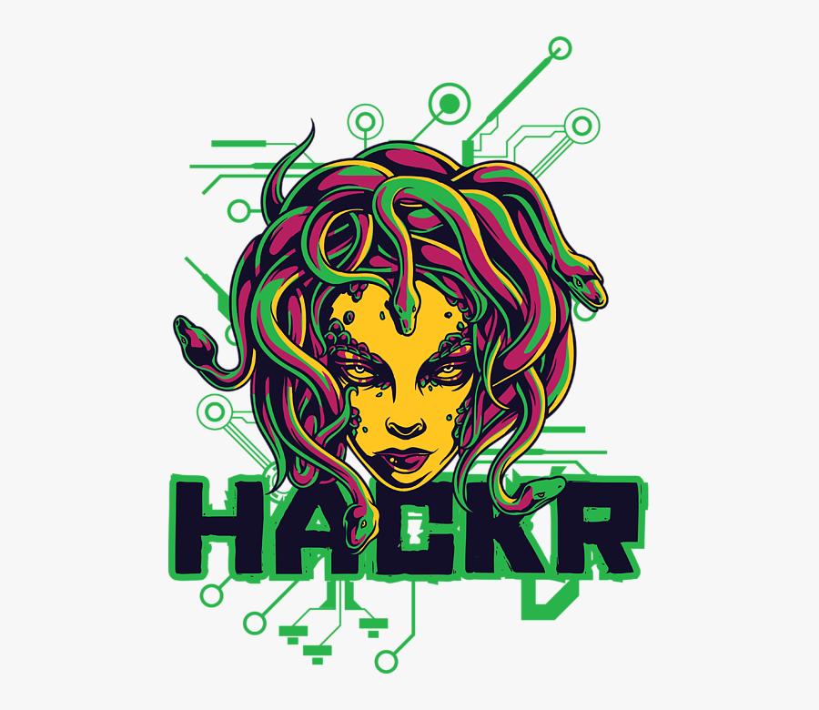 Medusa Snakes, Transparent Clipart