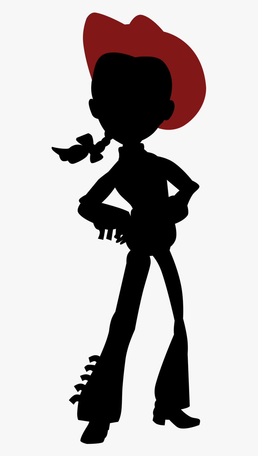 Jessie Toy Story Silhouette , Free Transparent Clipart - ClipartKey