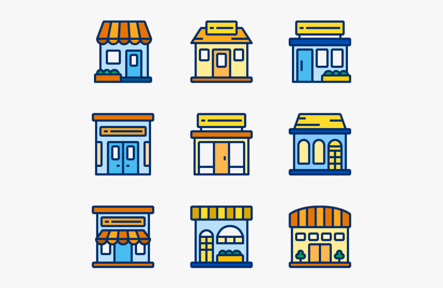 Store Front Vector Png, Transparent Clipart