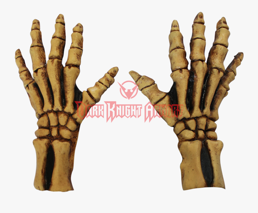 Clip Art Skelton Fingers - Skeleton Gloves, Transparent Clipart