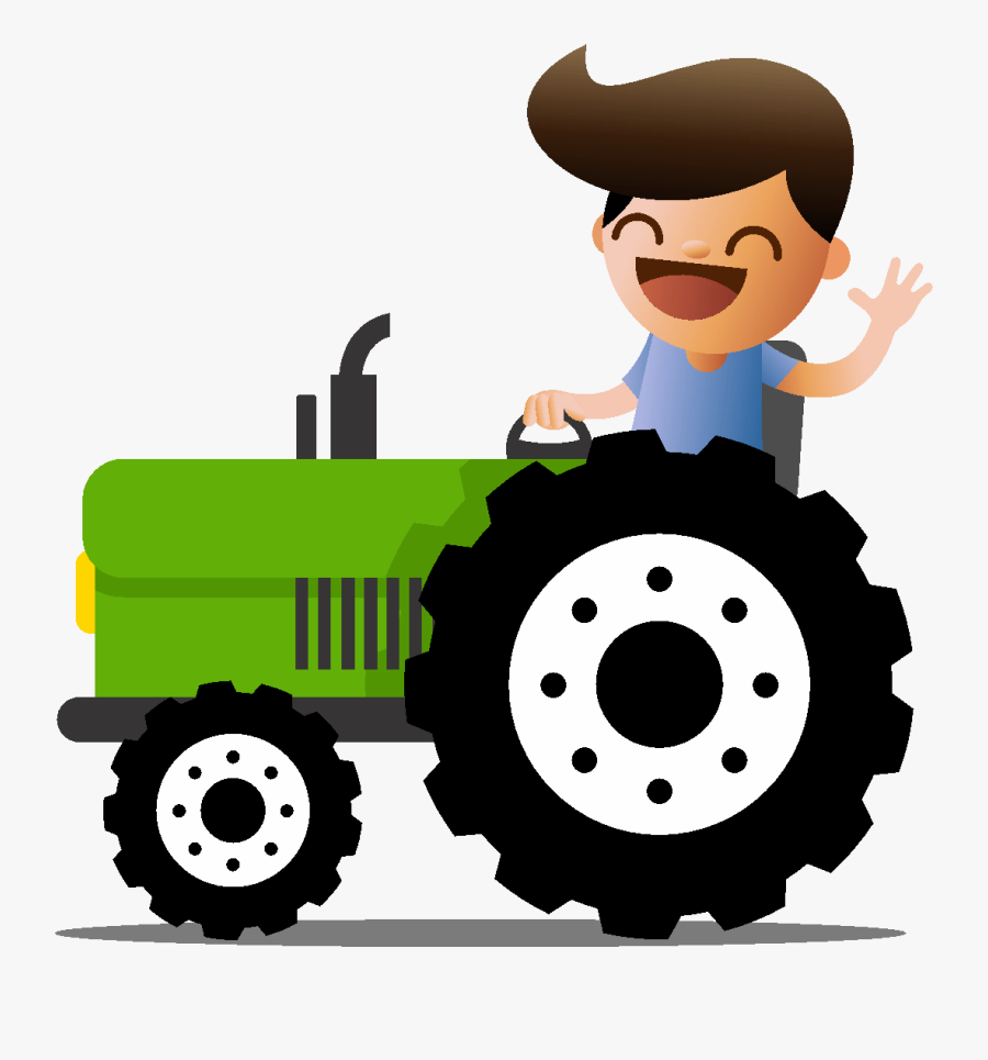 Tractor, Transparent Clipart