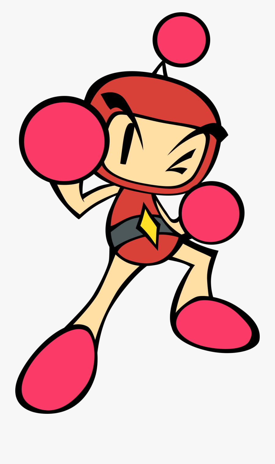 Red Super Bomberman R Characters Clipart , Png Download - Super Bomberman R Red Bomber, Transparent Clipart