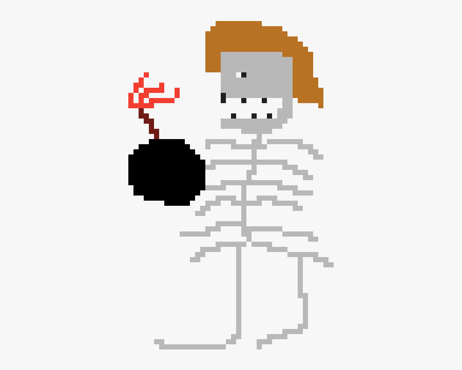 Clash Royale Pixel Art Bomber, Transparent Clipart