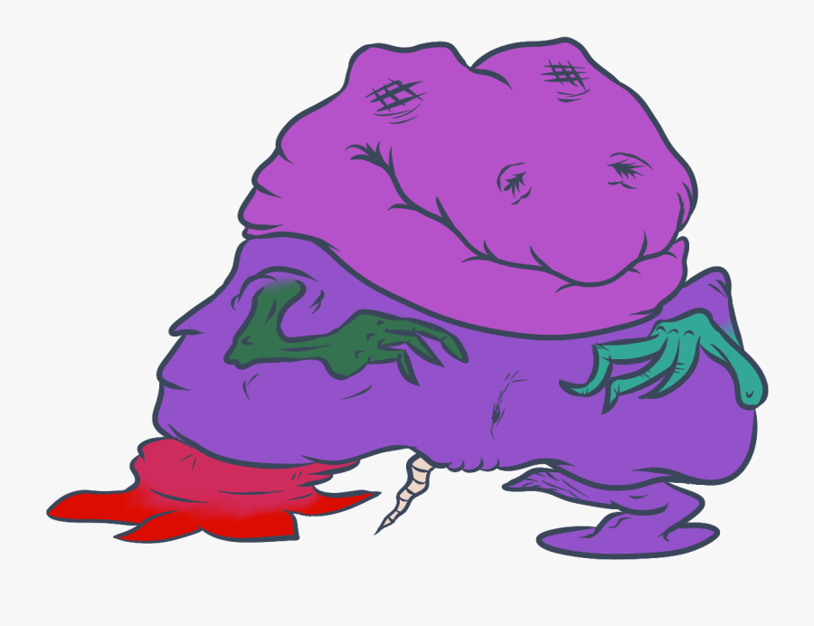 Barney Cryptid - Illustration, Transparent Clipart