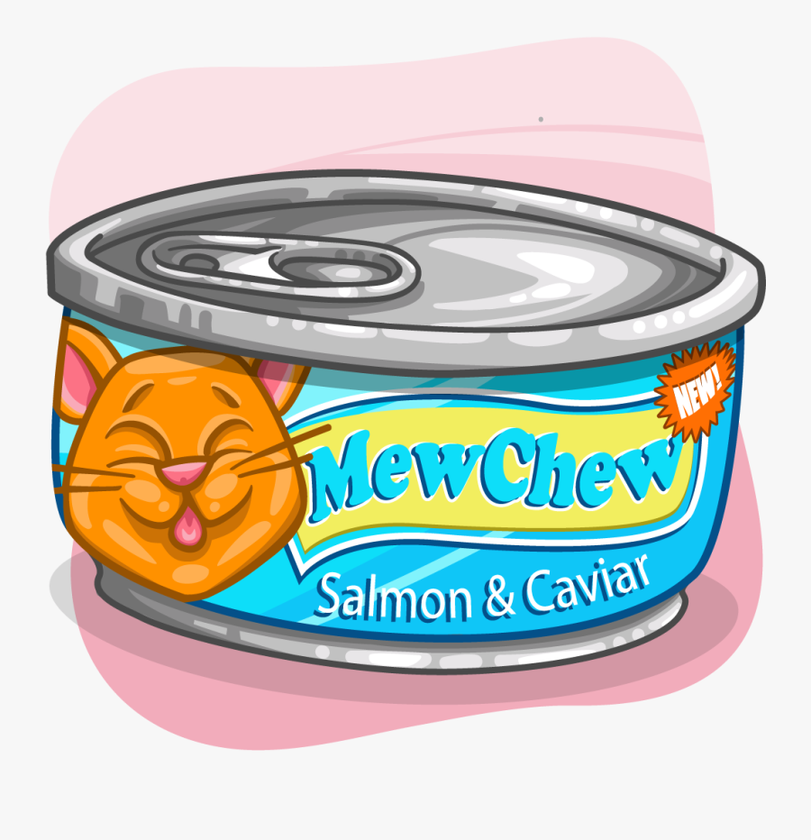 Cat Food Clip Art, Transparent Clipart