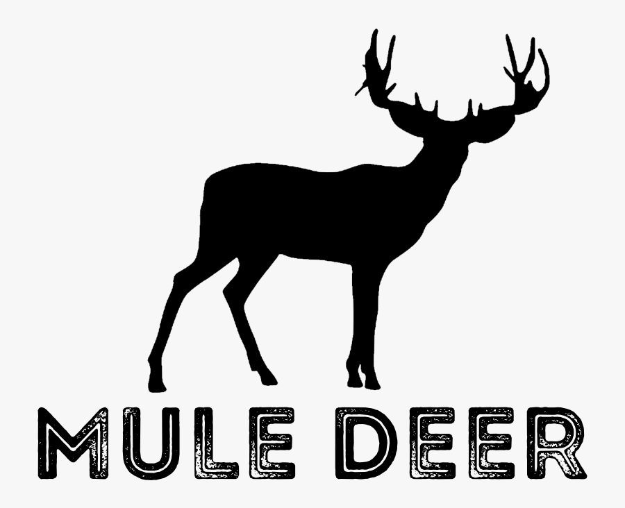 Elk Clipart Mule Deer - Elk, Transparent Clipart