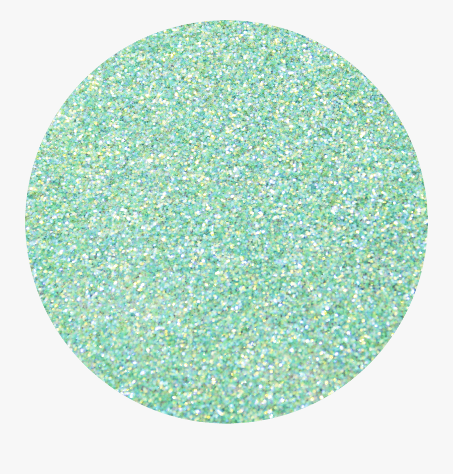 292 Mint Julep - Mint Green Glitter Circle Png, Transparent Clipart