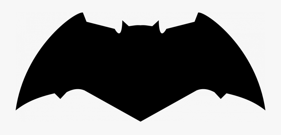 2016 The Batman V Superman Logo Its Larger To Accommodate - Batman Logo 2016, Transparent Clipart