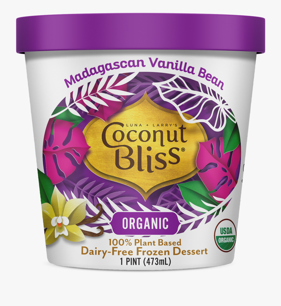 Coconut Bliss Vegan Ice Cream - Coconut Bliss Sweet Cherry Amaretto, Transparent Clipart