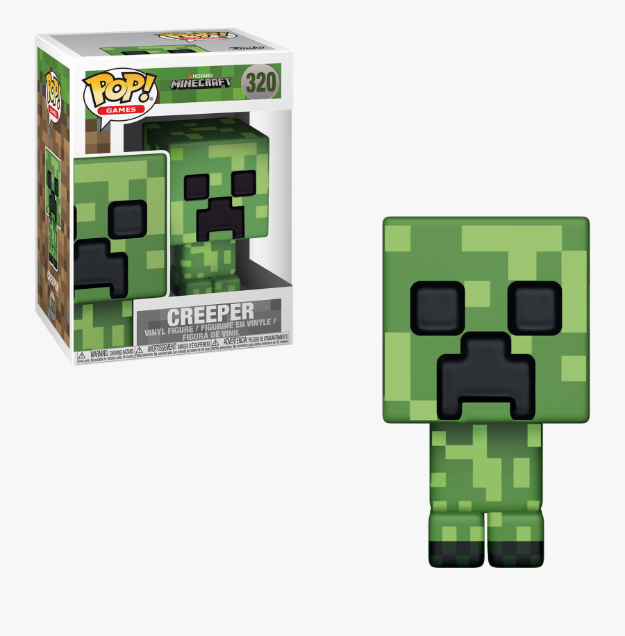 Buy Creeper Pop Minecraft Funko Free Transparent Clipart Clipartkey