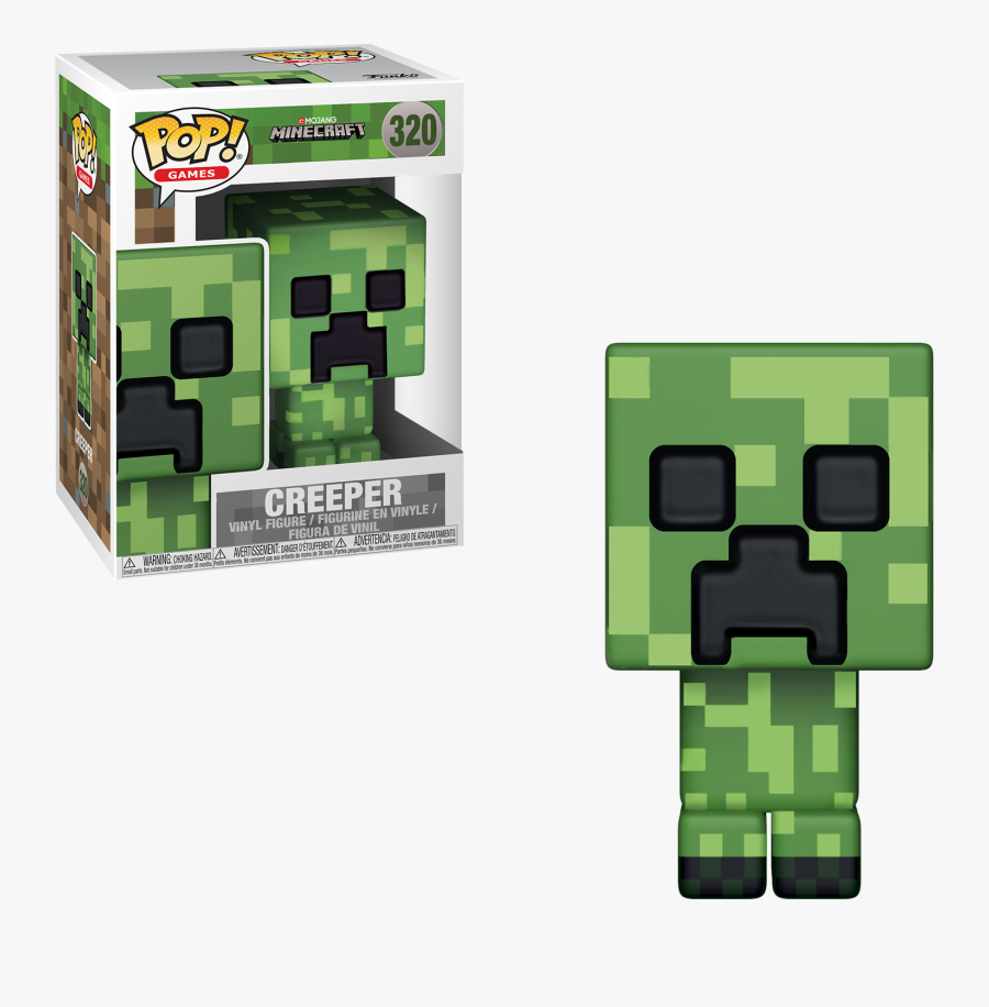 Buy Creeper Pop - Minecraft Funko, Transparent Clipart