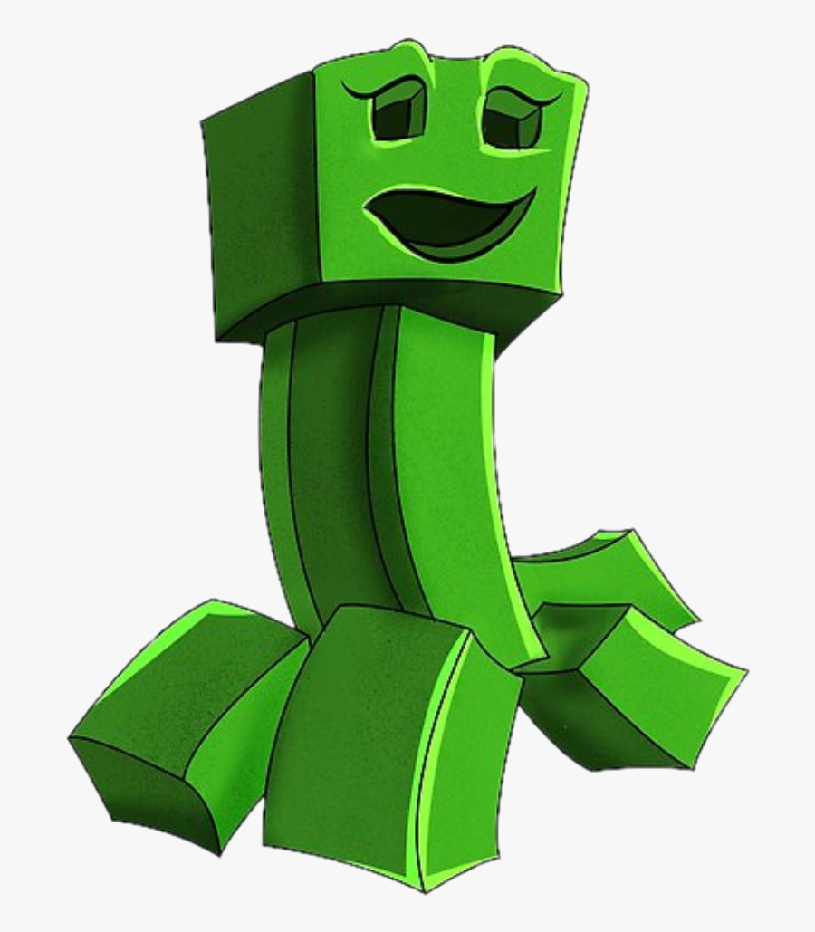 #minecraft#creeper - Creeper Dibujados De Minecraft, Transparent Clipart