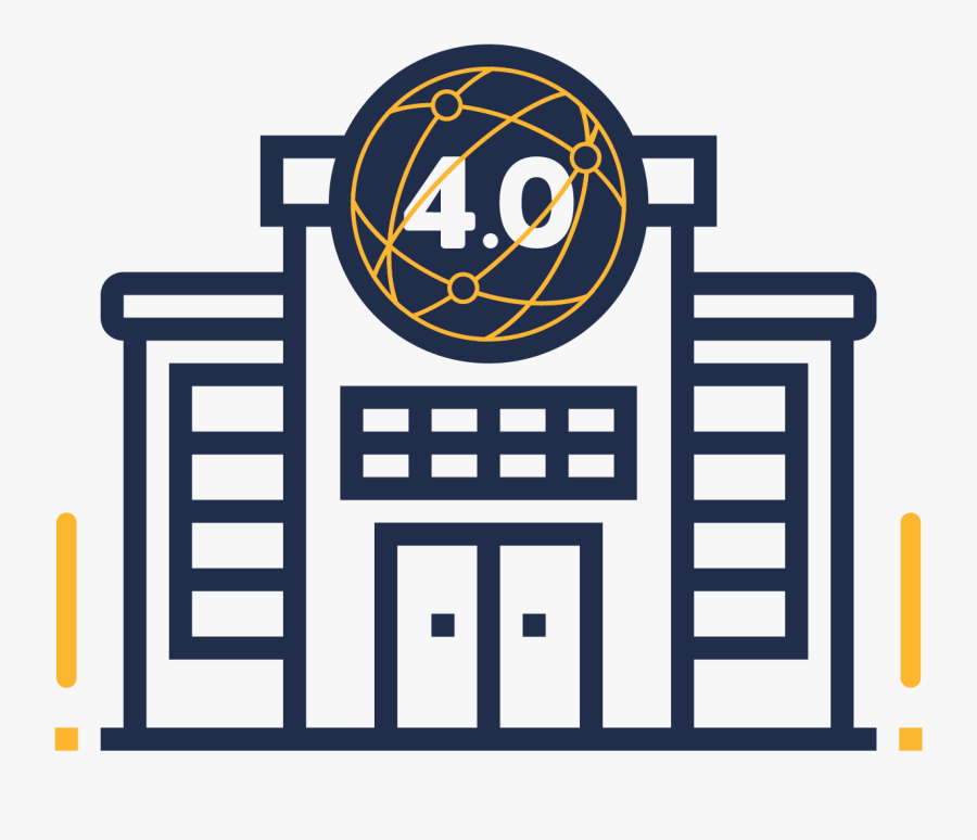 Logo Bangunan Sekolah Putih, Transparent Clipart