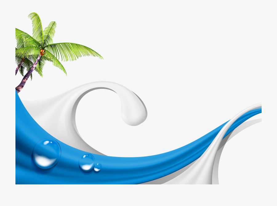 Water Waves Png - Wave Graphic Design Png, Transparent Clipart