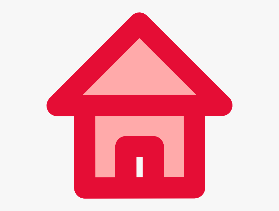 Transparent Home Icon Png - Red House Icon Png, Transparent Clipart