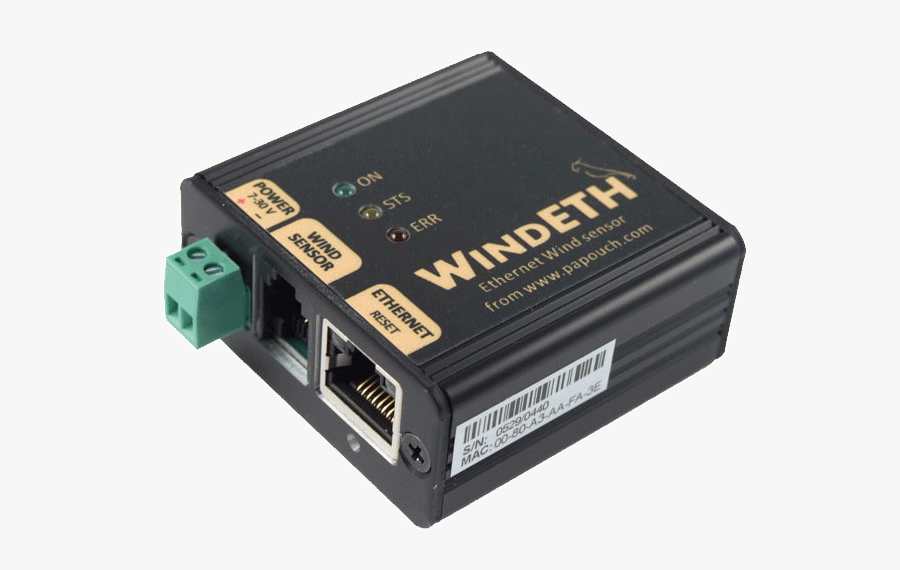 Ethernet Anemometer, Transparent Clipart