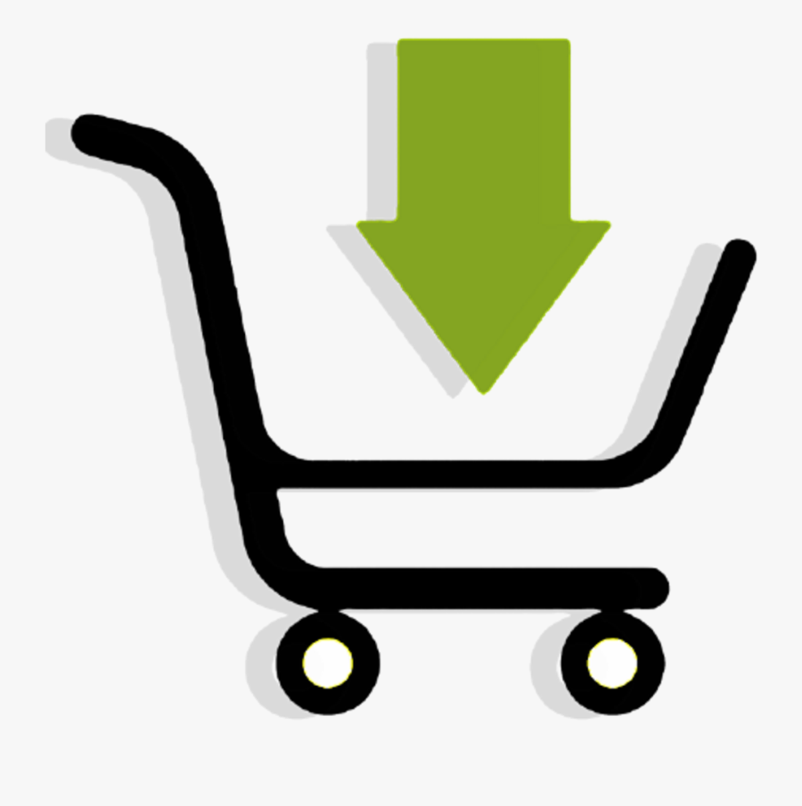 Trolley Component - Mail Cart Icon Black And White, Transparent Clipart