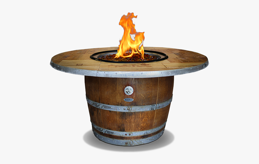 Qine Barrel Propane Fire Pit, Transparent Clipart