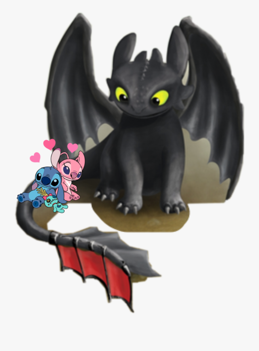 #stich #toothless - Stickers How To Train Your Dragon, Transparent Clipart