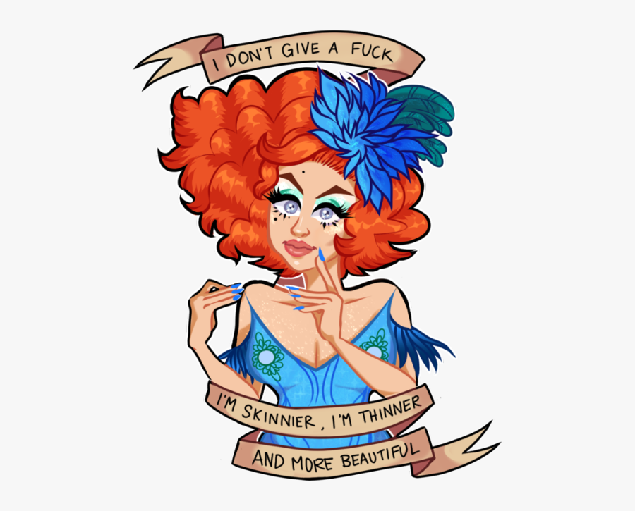 Aja Club Kids, Drag Queens, Rupaul - Rupaul Drag Queen Cartoon, Transparent Clipart