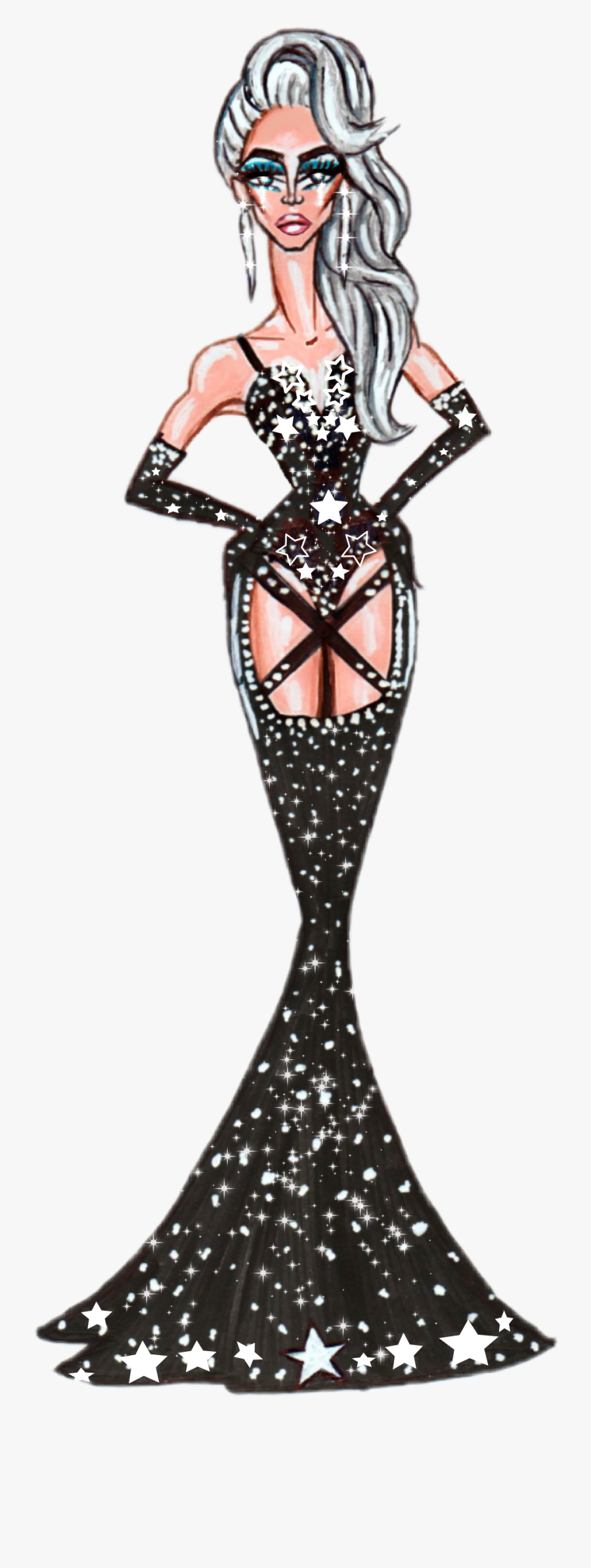 #rupaul #aquaria #dragqueen #lgbt Drag Queen #aquaria - Aquaria Drag Queen Png, Transparent Clipart