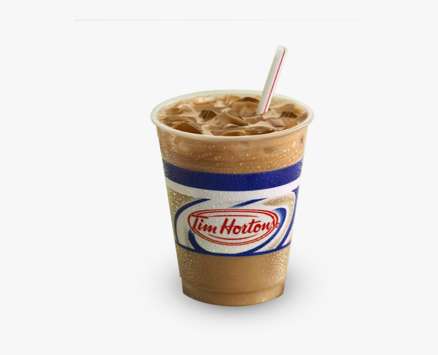 Transparent Ice Coffee Png - Hazelnut Iced Coffee Tim Hortons, Transparent Clipart