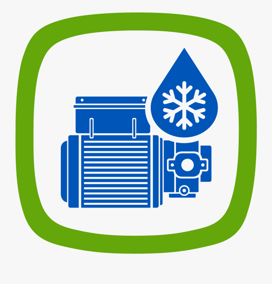 Cooling Pump Icon - Water Cooling System Icon, Transparent Clipart