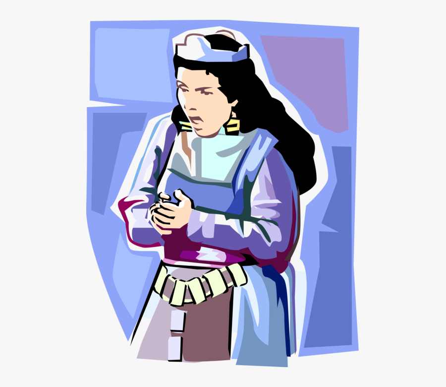 Vector Illustration Of Opera Singer Diva Performs For - Cartoon, Transparent Clipart