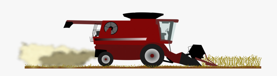 Cropped Combine Field 2400px - Harvester Png, Transparent Clipart