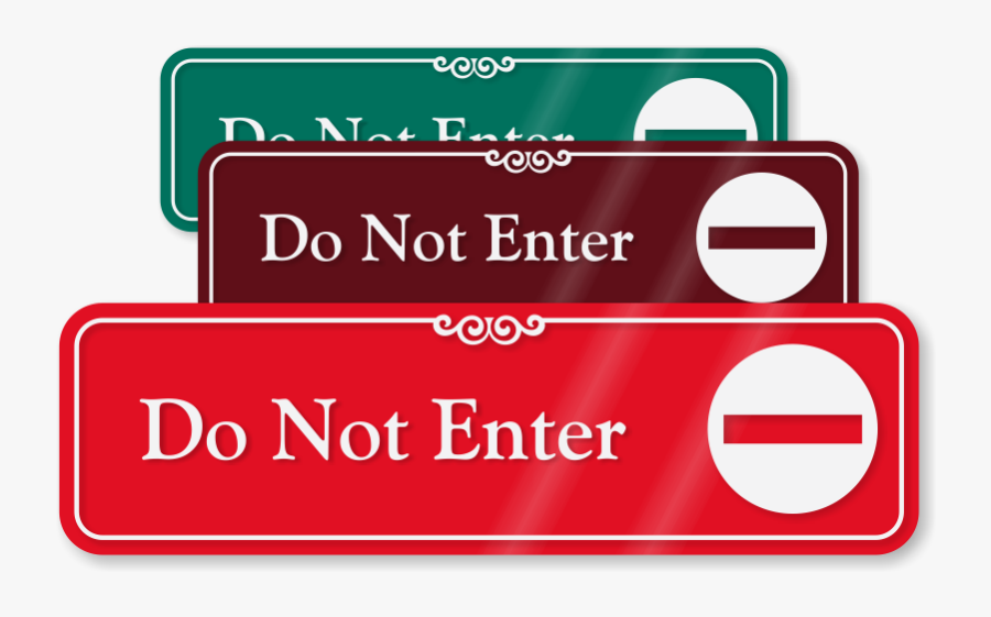 Do Not Enter Sign Png, Transparent Clipart