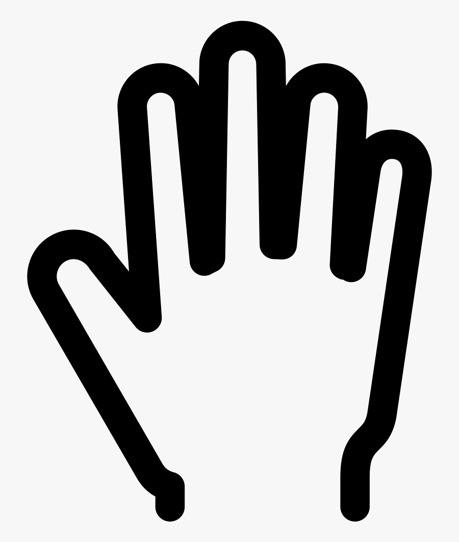 Transparent Open Hand Icon Png - Food Icon Transparent Open Hand, Transparent Clipart