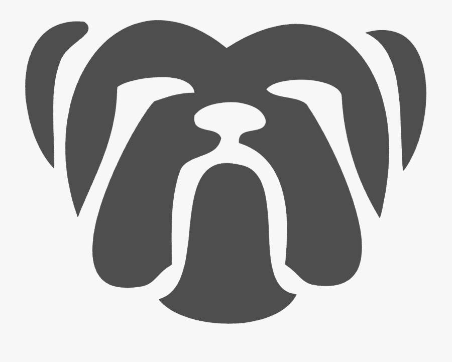 Bulldog Black And White Png, Transparent Clipart