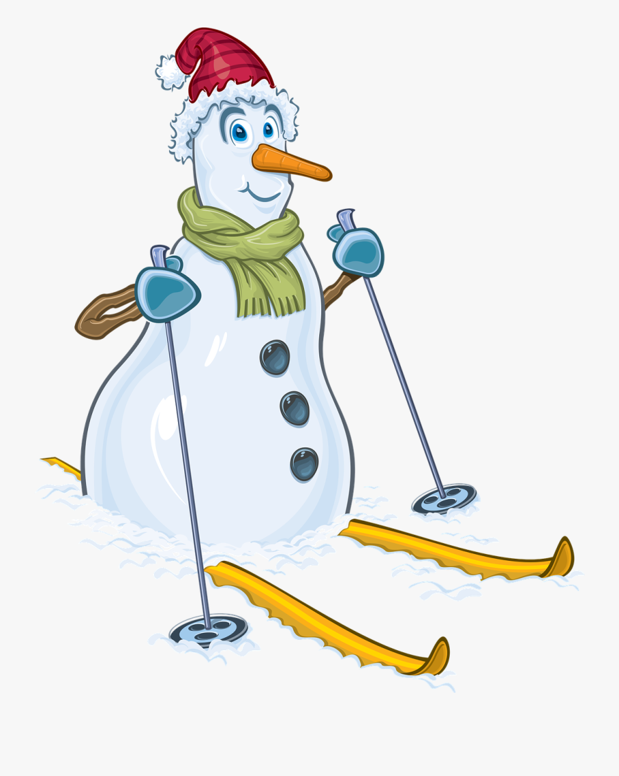Christmas Snowman Snow Free Photo - Snowman, Transparent Clipart