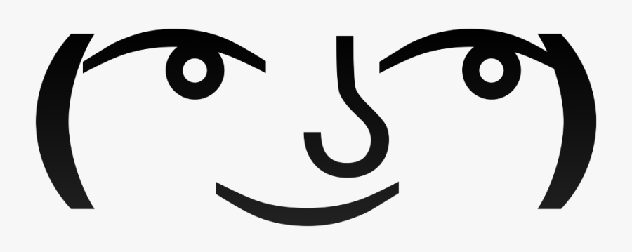 #meme #face #funny #interesting #art #wtf #freetoedit - Lenny Face, Transparent Clipart