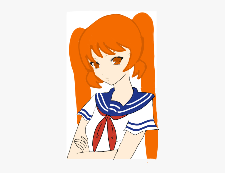 Osana Najimi Base Drawing - Cartoon, Transparent Clipart