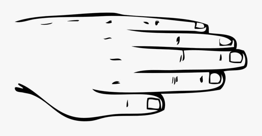 Transparent Human Body Clipart - Fingernails Clipart Black And White, Transparent Clipart