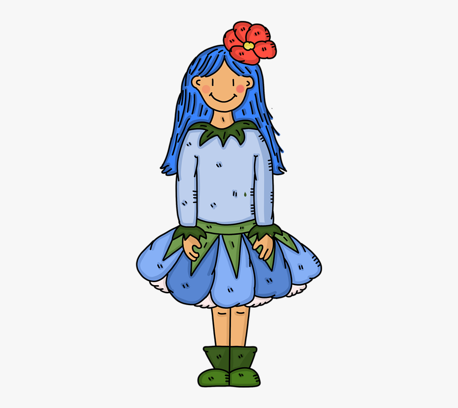 Pixie, Fairy, Flower Fairy, Elf, Magic, Flower - Cartoon, Transparent Clipart