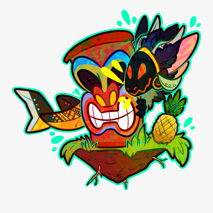 Com- Tiki Head, Transparent Clipart
