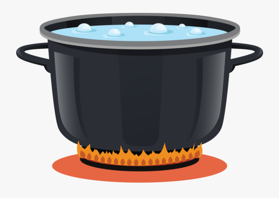 Cookingpot Icon - Pot Of Water Boiling Cartoon, free clipart download, png,...