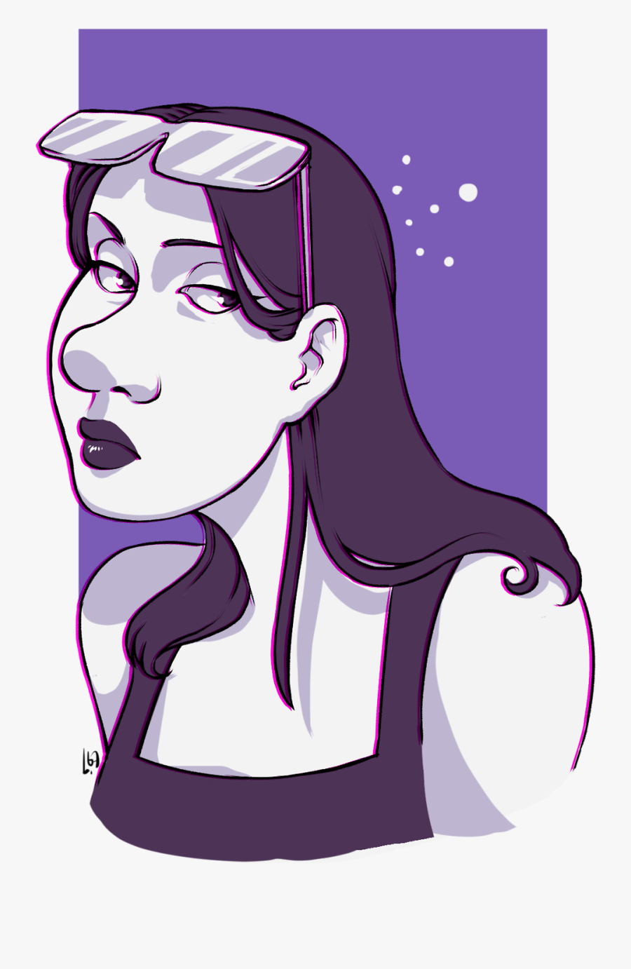 “ Very Quick Doodle Of Gretchen From Zombillénium - Cartoon, Transparent Clipart