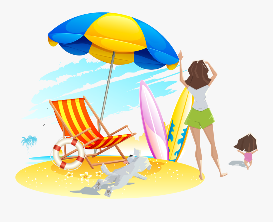 Clipart Beach Sandy Beach - Transparent Background Beach Clipart, Transparent Clipart