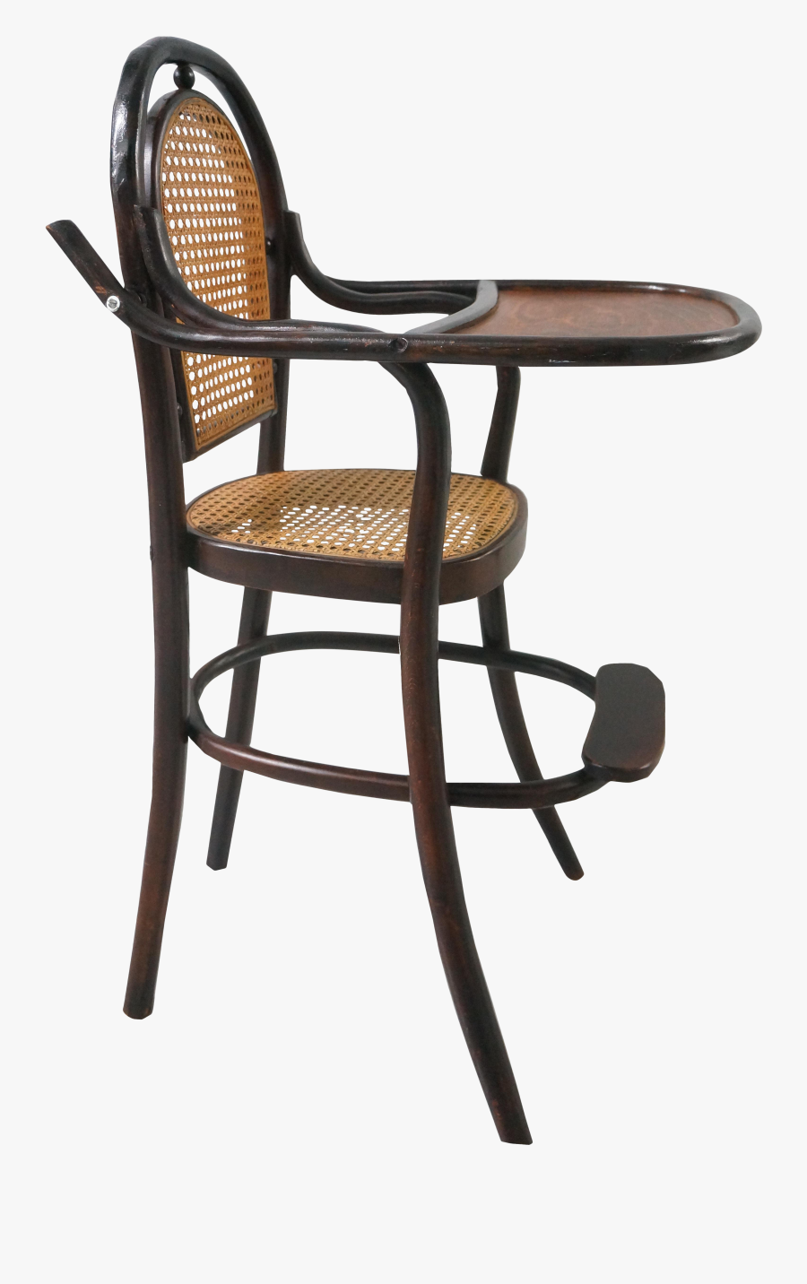 Clip Art Antique Wooden High Chair - Windsor Chair, Transparent Clipart