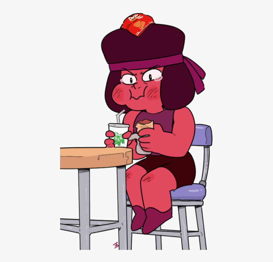 Chair Cartoon Fictional Character Art Sitting - Steven Universe Chair, Transparent Clipart