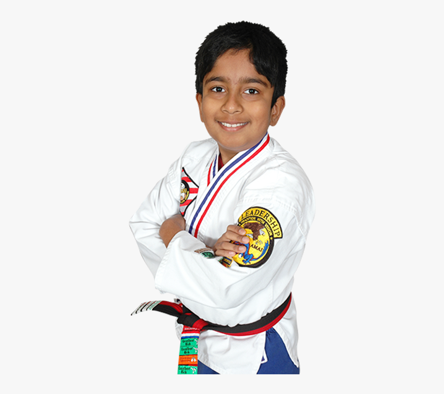 Martial Arts Kid With Arms Crossed - Brazilian Jiu-jitsu, Transparent Clipart