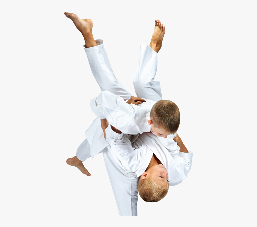 Kids Practicing Jiu-jitsu - Judo Kids Png, Transparent Clipart