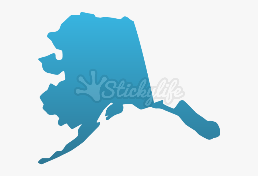 Alaska Decal - Alaska Shape, Transparent Clipart