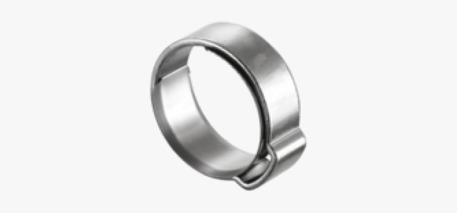 Treated Steel Single Ear O Clips With Inox Ring - Abrazaderas De Acero Peru, Transparent Clipart