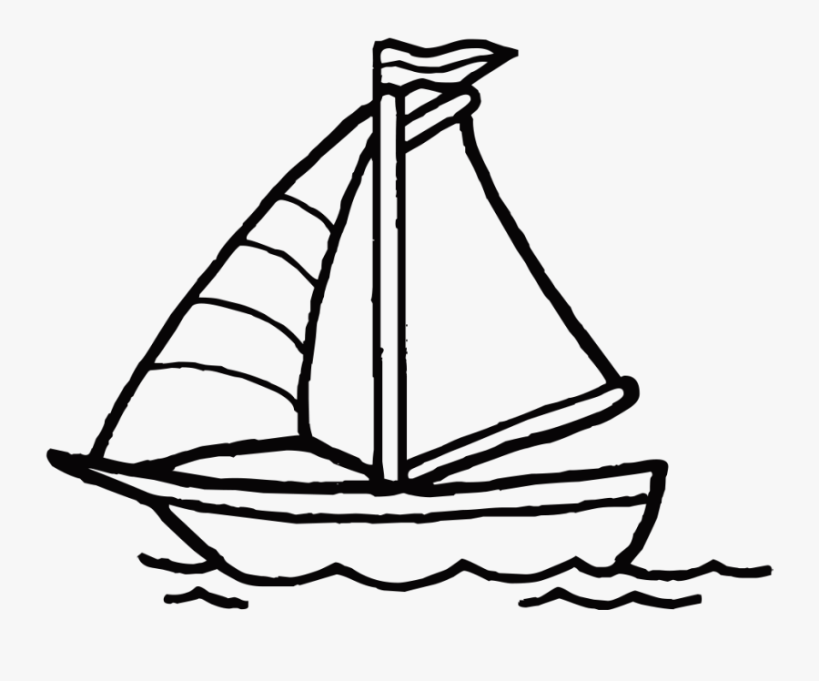 Coloring Book Sailboat Motorboat Sheet - Evangelical Church Of The Lutheran Confession In Brazil, Transparent Clipart