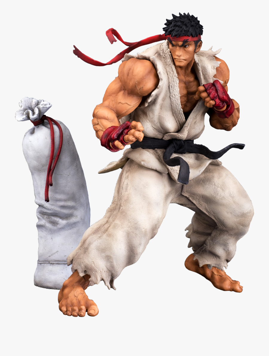 Illustration,fictional Character,muscle,action Figure,clip - Ryu Street Fighter Bag, Transparent Clipart